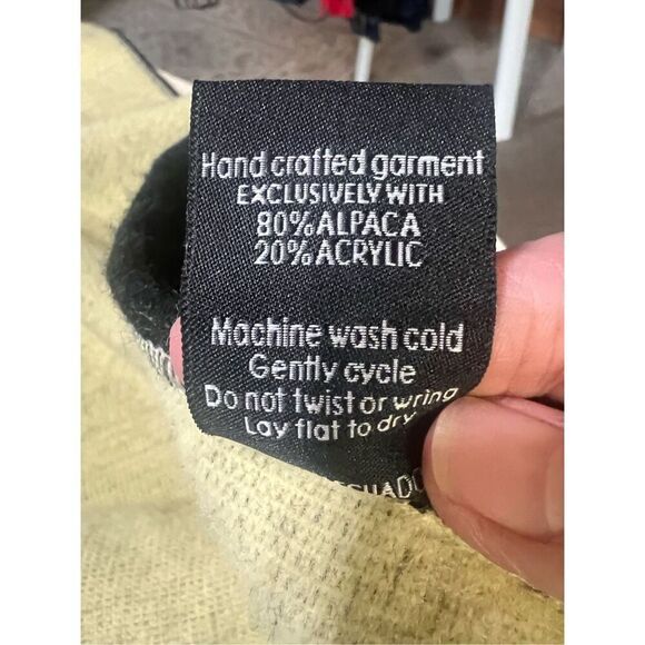 Indian Creations By Incas Unisex Wool 4-20 Hoodie Poncho One size - Picture 4 of 4